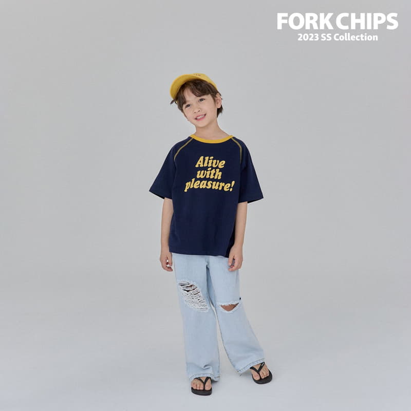 Fork Chips - Korean Children Fashion - #childofig - Alive Tee - 11