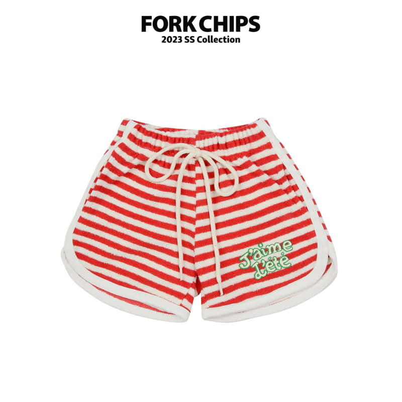 Fork Chips - Korean Children Fashion - #childofig - Atte Terry Pants