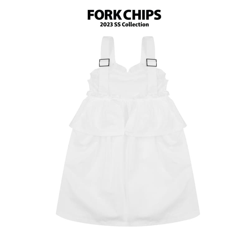 Fork Chips - Korean Children Fashion - #childrensboutique - Gloary Dungarees One-piece
