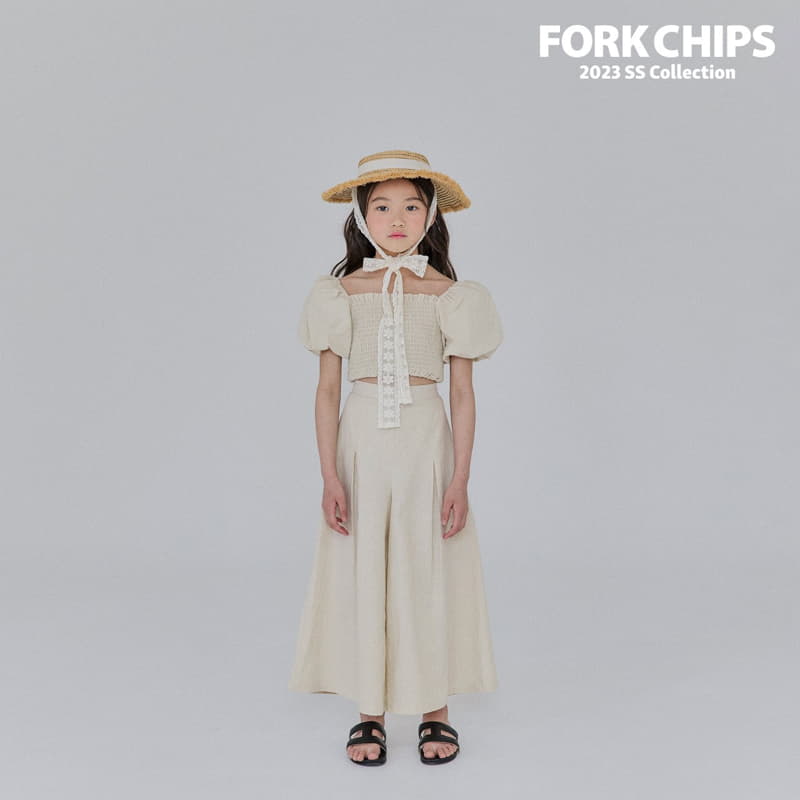 Fork Chips - Korean Children Fashion - #childrensboutique - Dunday Crop Blouse - 12