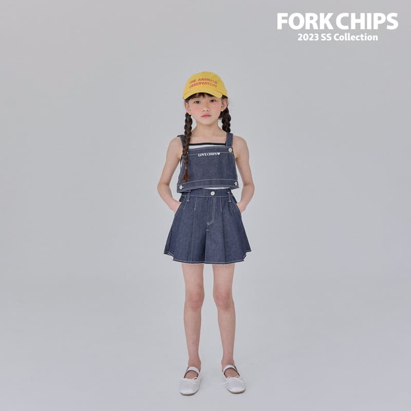 Fork Chips - Korean Children Fashion - #childrensboutique - Highteen Pleats Skirt - 9