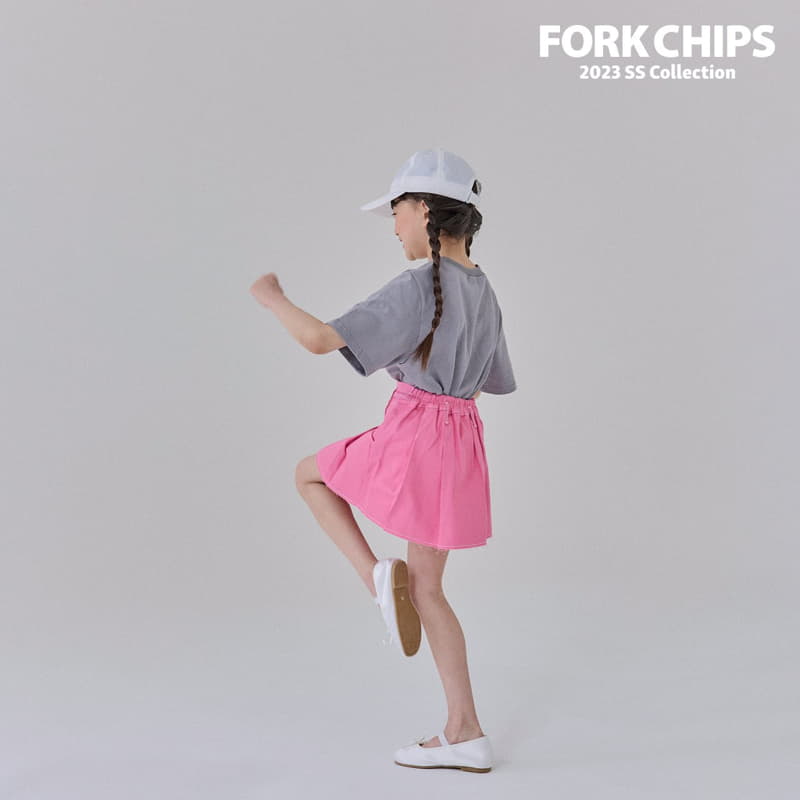 Fork Chips - Korean Children Fashion - #childrensboutique - Lover Tee - 11