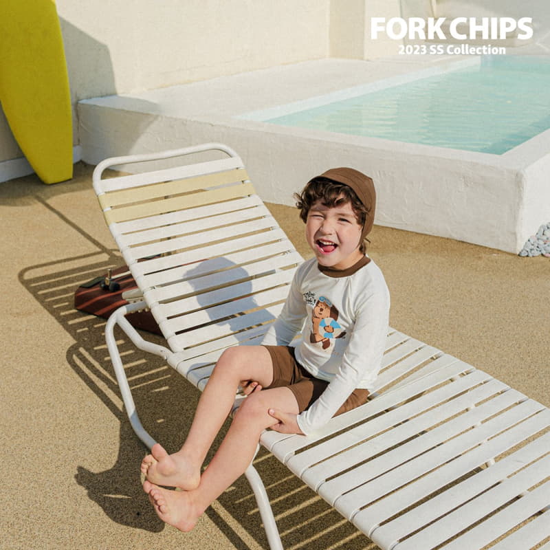 Fork Chips - Korean Children Fashion - #childrensboutique - Sand Swim Cap - 11