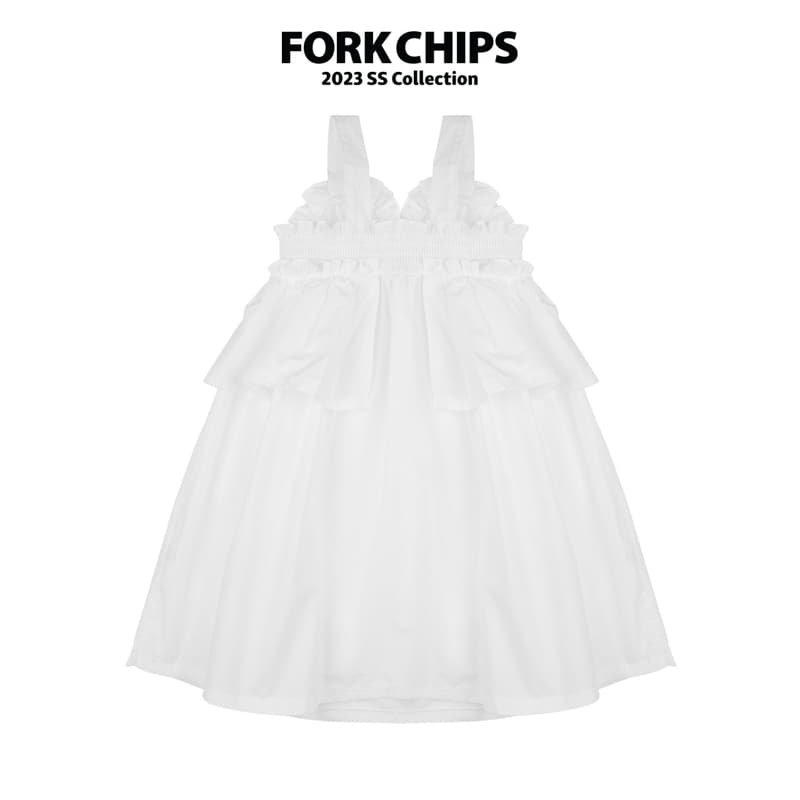 Fork Chips - Korean Children Fashion - #designkidswear - Gloary Dungarees One-piece - 2