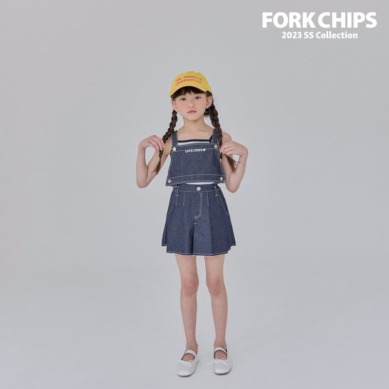 Fork Chips - Korean Children Fashion - #designkidswear - Highteen Dungarees - 11