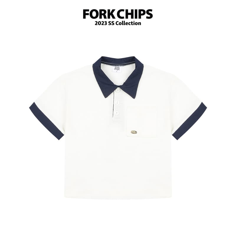 Fork Chips - Korean Children Fashion - #designkidswear - Berry Tee
