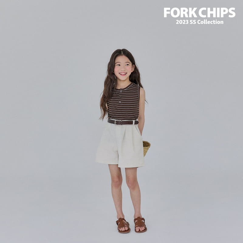 Fork Chips - Korean Children Fashion - #discoveringself - Tim Half Shorts - 8