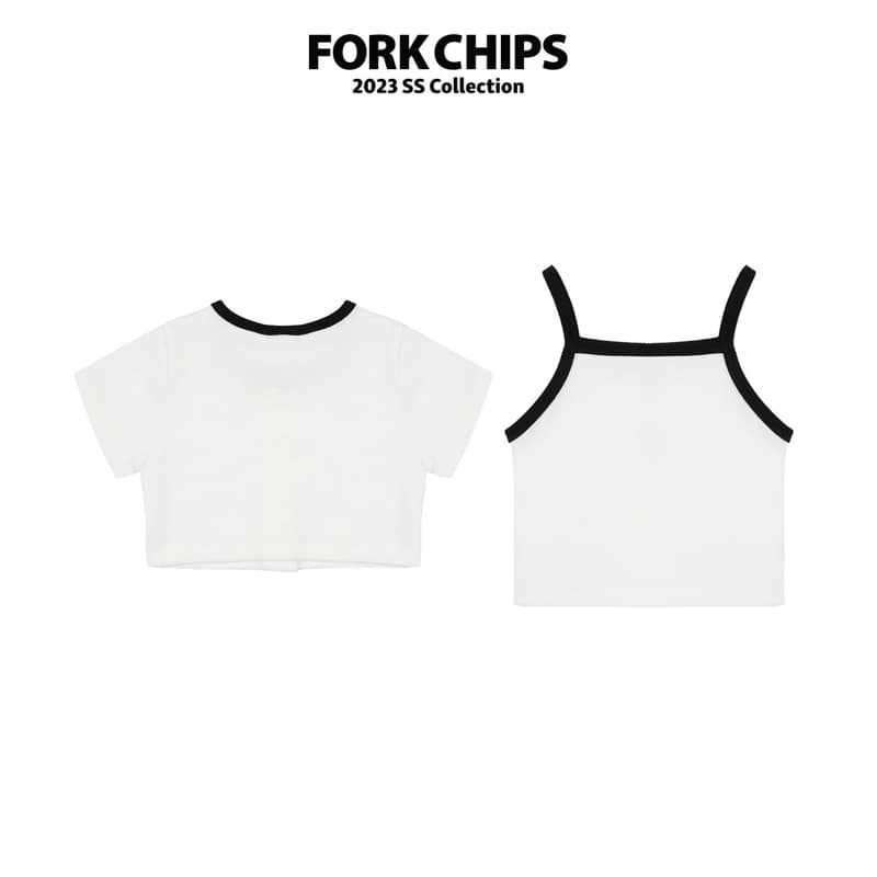 Fork Chips - Korean Children Fashion - #discoveringself - Coco Cardigan Sleeveless Set - 2