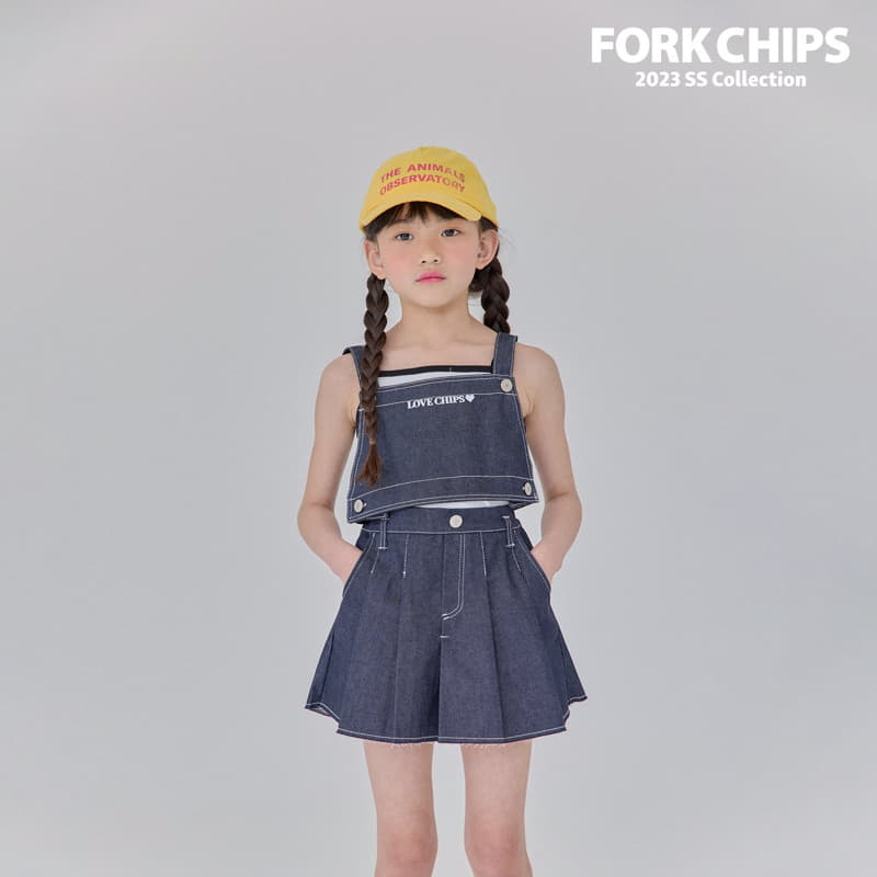 Fork Chips - Korean Children Fashion - #discoveringself - Highteen Dungarees - 12