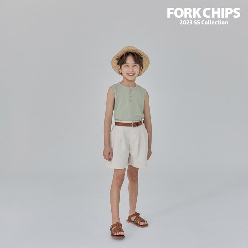 Fork Chips - Korean Children Fashion - #fashionkids - Tim Half Shorts - 9