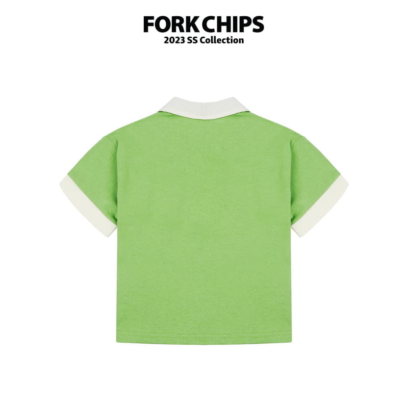 Fork Chips - Korean Children Fashion - #fashionkids - Berry Tee - 3