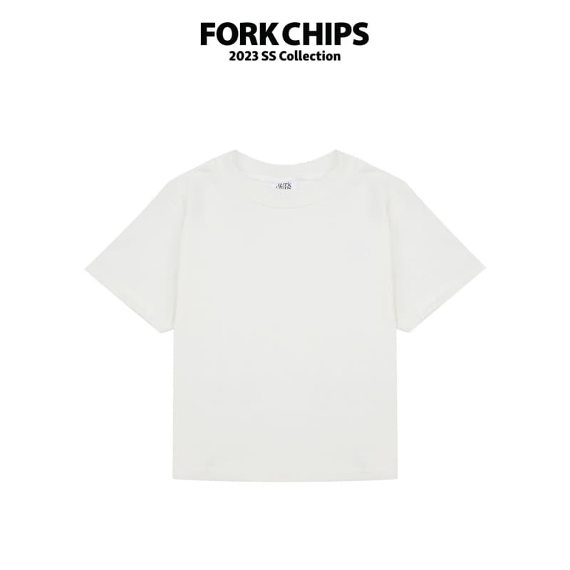 Fork Chips - Korean Children Fashion - #fashionkids - Gauze Tee