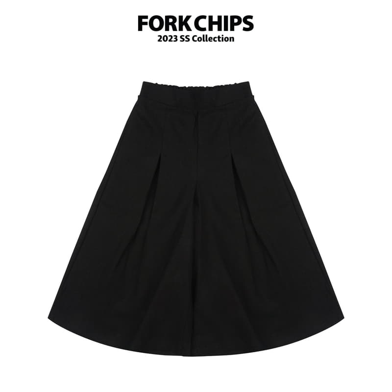 Fork Chips - Korean Children Fashion - #kidsshorts - Shopy Wide Pants