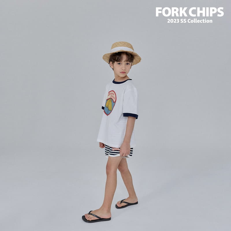 Fork Chips - Korean Children Fashion - #kidsshorts - Fruit Tee - 12