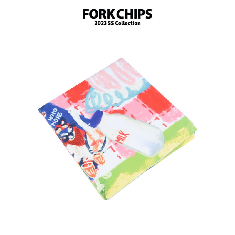 Fork Chips - Korean Children Fashion - #kidsshorts - Chips Beach Towel - 3