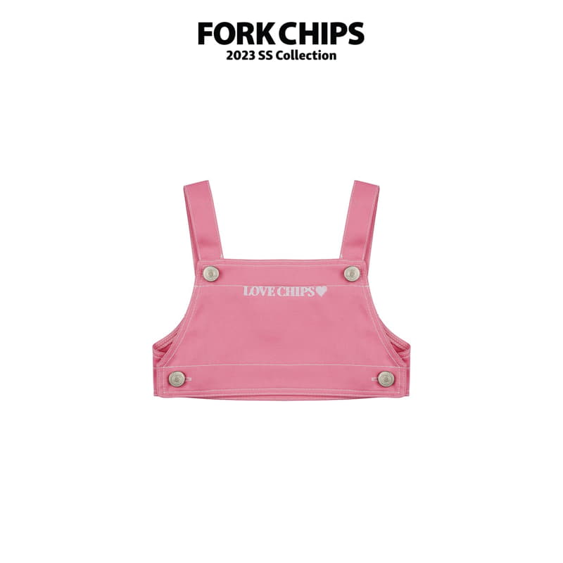 Fork Chips - Korean Children Fashion - #kidsstore - Highteen Dungarees