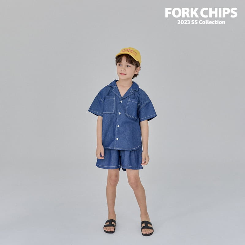 Fork Chips - Korean Children Fashion - #kidsstore - Coby Shirt - 9