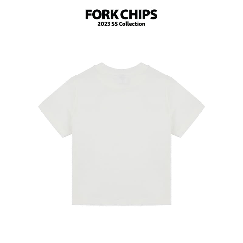 Fork Chips - Korean Children Fashion - #kidsstore - Gauze Tee - 3