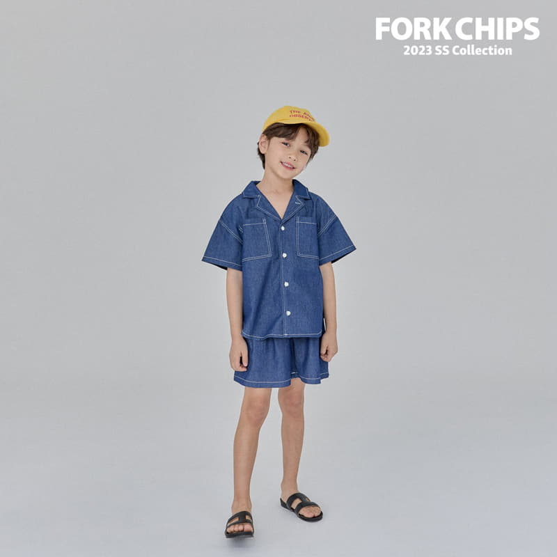 Fork Chips - Korean Children Fashion - #kidzfashiontrend - Coby Shirt - 10