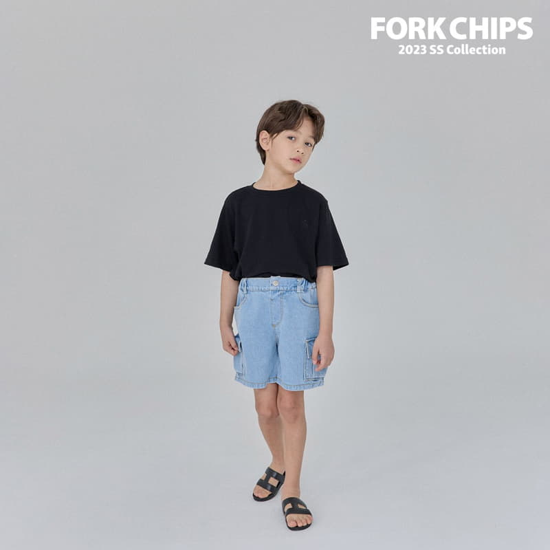 Fork Chips - Korean Children Fashion - #kidzfashiontrend - Double Cargo Jeans - 11