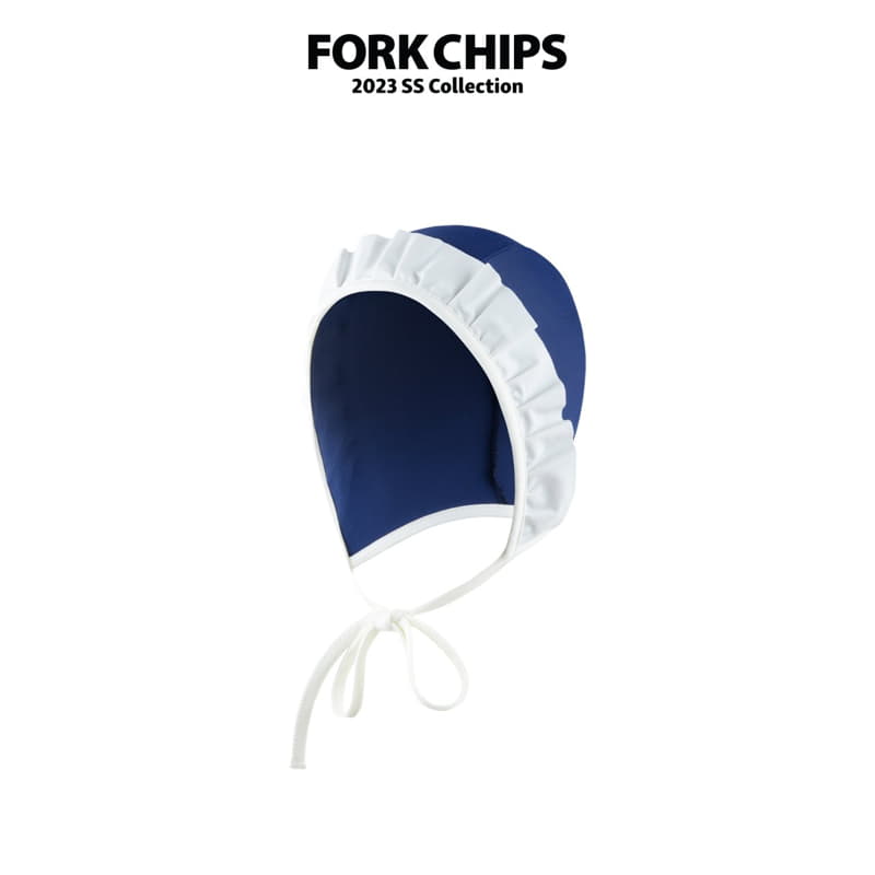 Fork Chips - Korean Children Fashion - #kidzfashiontrend - Frill Swim Hat - 3
