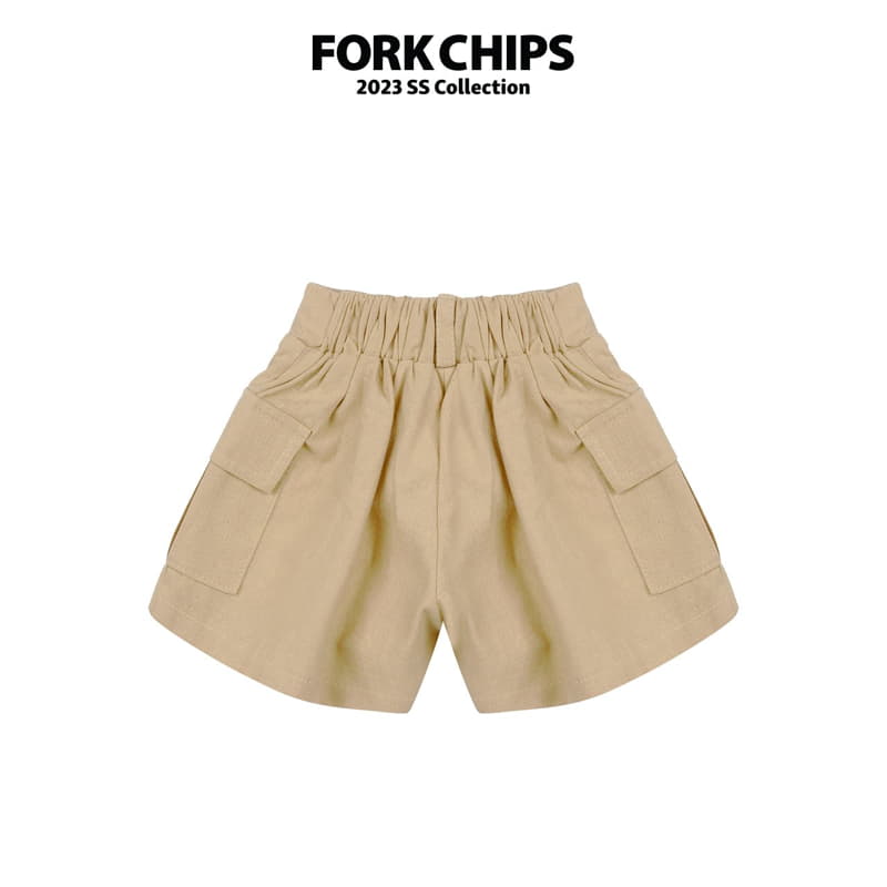 Fork Chips - Korean Children Fashion - #littlefashionista - Log Cargo Skirt - 2