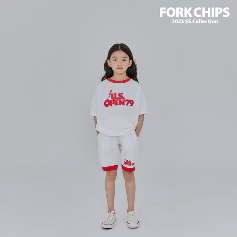 Fork Chips - Korean Children Fashion - #littlefashionista - Open Top Bottom Set - 11