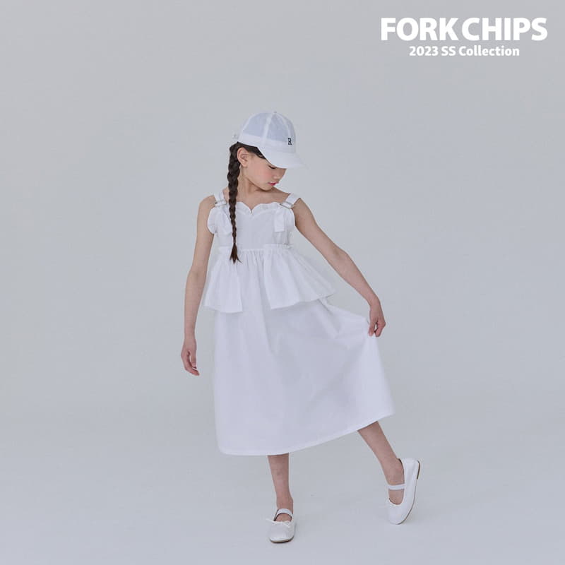 Fork Chips - Korean Children Fashion - #magicofchildhood - Gloary Dungarees One-piece - 10