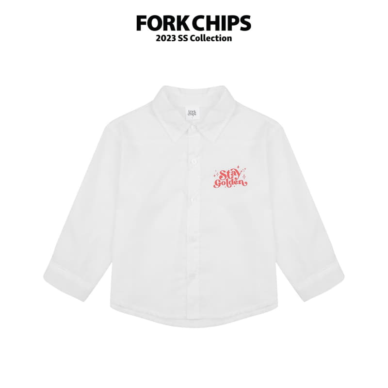 Fork Chips - Korean Children Fashion - #magicofchildhood - Stay Shirt - 2