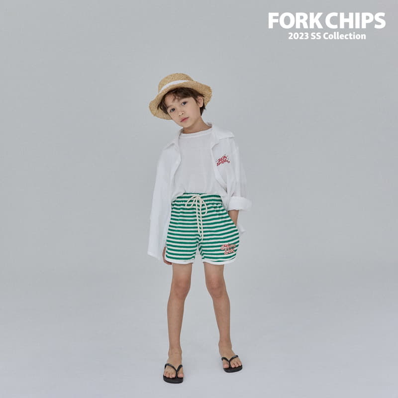 Fork Chips - Korean Children Fashion - #magicofchildhood - Atte Terry Pants - 11