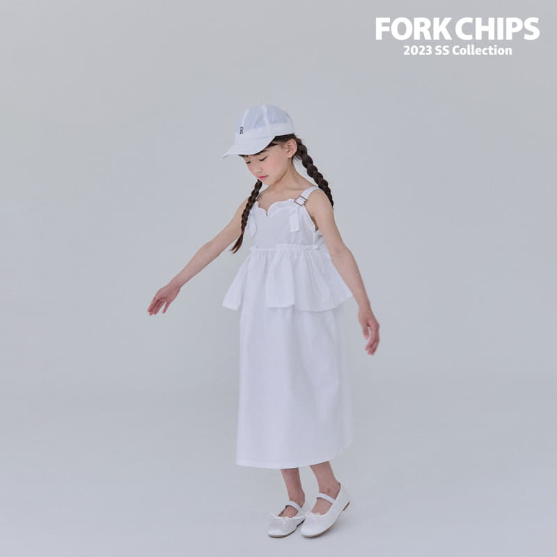 Fork Chips - Korean Children Fashion - #minifashionista - Gloary Dungarees One-piece - 11