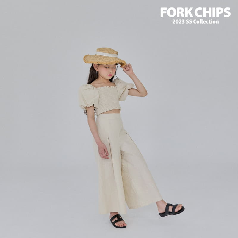 Fork Chips - Korean Children Fashion - #minifashionista - Dunday Crop Blouse - 8