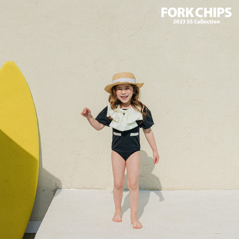 Fork Chips - Korean Children Fashion - #minifashionista - Kelly Swimwear - 8