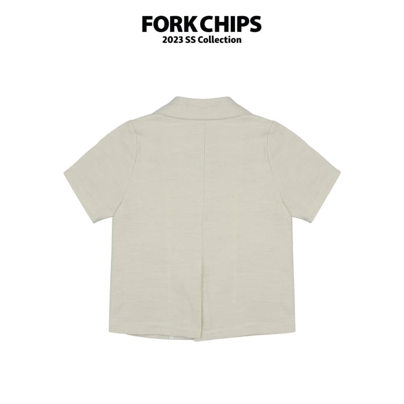 Fork Chips - Korean Children Fashion - #prettylittlegirls - Tom Linen Jacket - 2