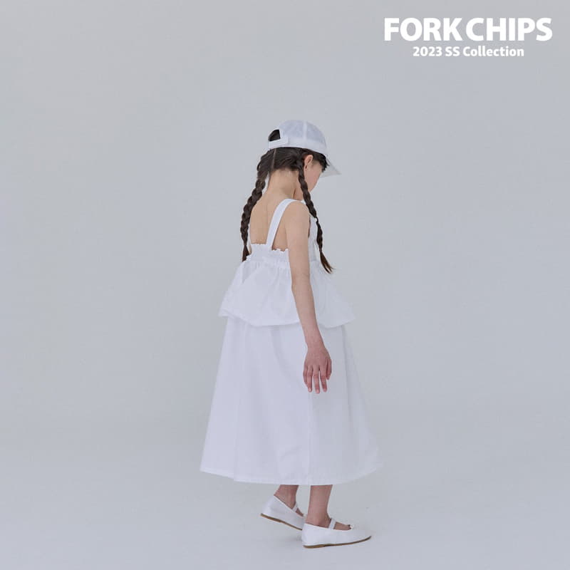 Fork Chips - Korean Children Fashion - #prettylittlegirls - Gloary Dungarees One-piece - 12