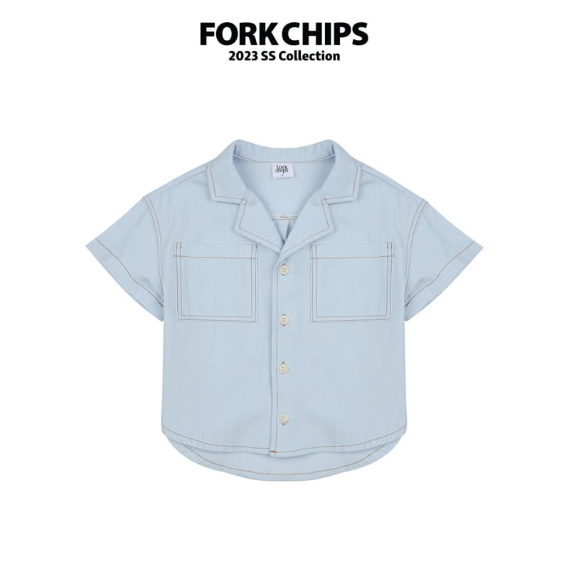 Fork Chips - Korean Children Fashion - #prettylittlegirls - Coby Shirt