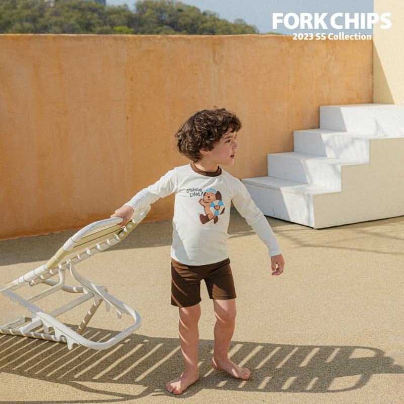 Fork Chips - Korean Children Fashion - #prettylittlegirls - Sand Swim Cap - 6