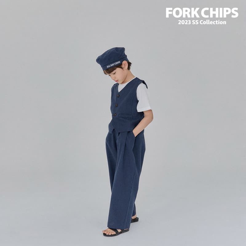 Fork Chips - Korean Children Fashion - #stylishchildhood - All Day Beret Hat - 9