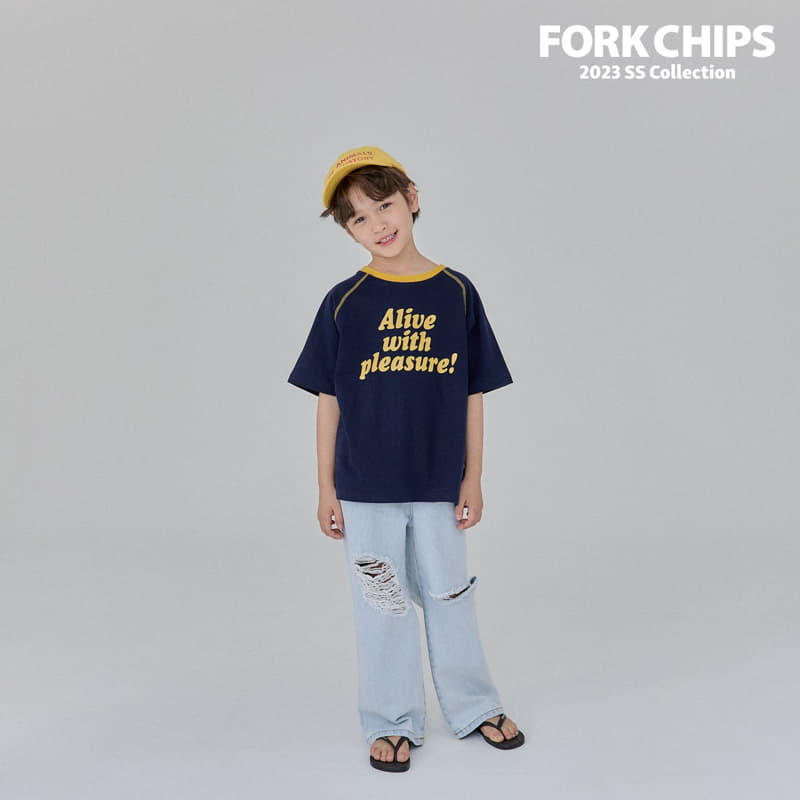 Fork Chips - Korean Children Fashion - #stylishchildhood - Alive Tee - 10