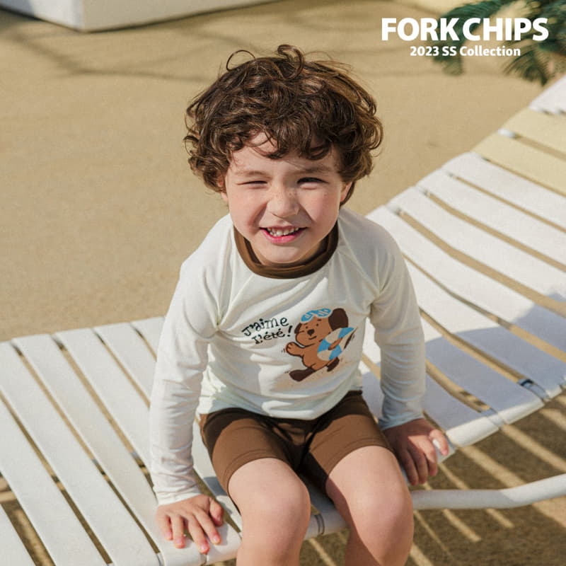 Fork Chips - Korean Children Fashion - #stylishchildhood - Sand Swim Cap - 9