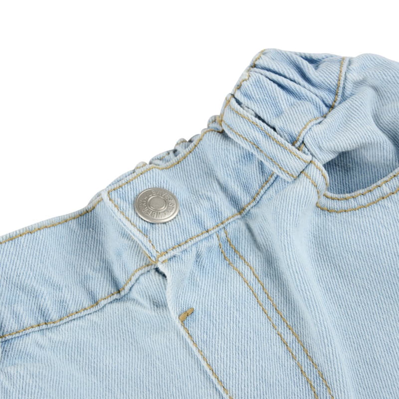 Fork Chips - Korean Children Fashion - #todddlerfashion - Damage Slit Jeans - 2