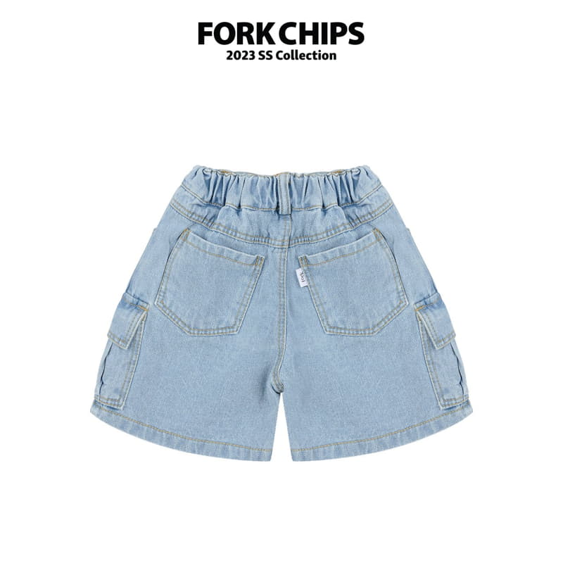 Fork Chips - Korean Children Fashion - #todddlerfashion - Double Cargo Jeans