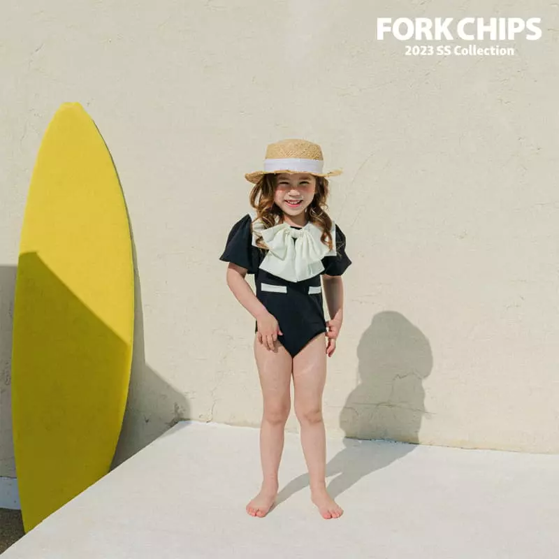 Fork Chips - Korean Children Fashion - #todddlerfashion - Kelly Swimwear - 10