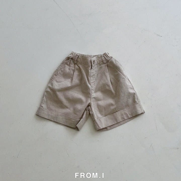 From I - Korean Children Fashion - #childofig - Linen Shorts - 12