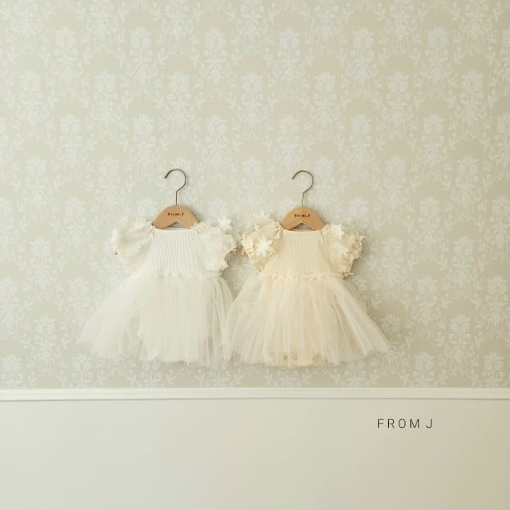 From J - Korean Baby Fashion - #babyboutiqueclothing - Flower Short Sleeves Shasha Bodysuit - 12
