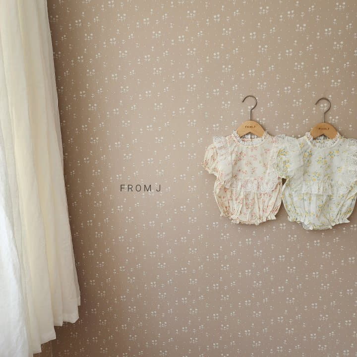 From J - Korean Baby Fashion - #babygirlfashion - Bonjour Lace Bodysuit - 10
