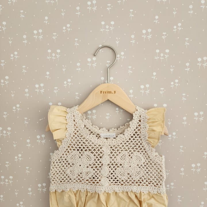From J - Korean Baby Fashion - #babylifestyle - Quilting Frill Bodysuit - 10