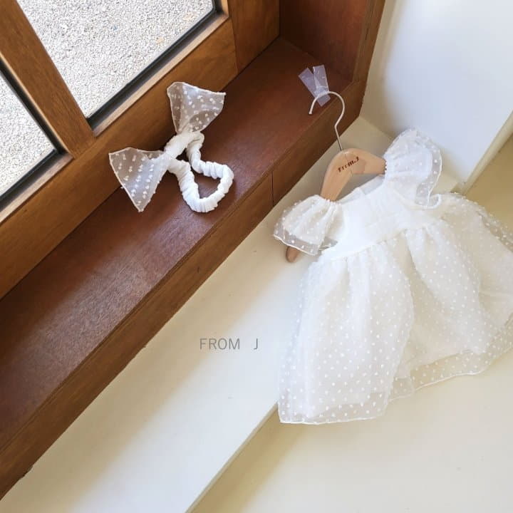 From J - Korean Baby Fashion - #babywear - Snow Flower One-piece - 2