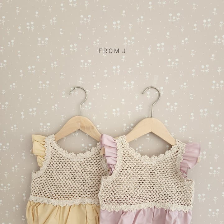 From J - Korean Baby Fashion - #smilingbaby - Quilting Frill Bodysuit - 3
