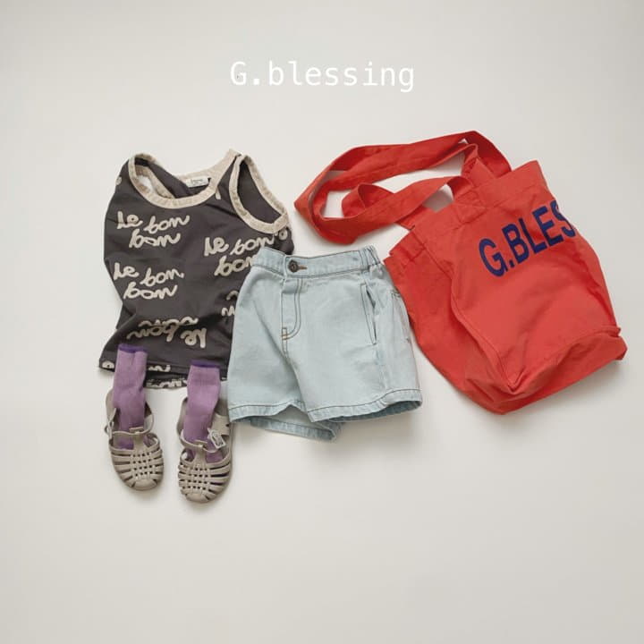G Flower - Korean Children Fashion - #designkidswear - Born Piping Sleeveless - 4